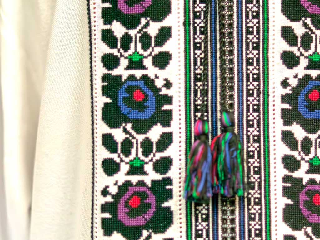 Borduurwerk. Detail.