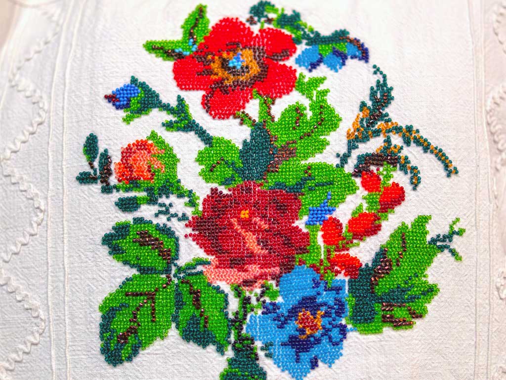 Borduurwerk. Detail.
